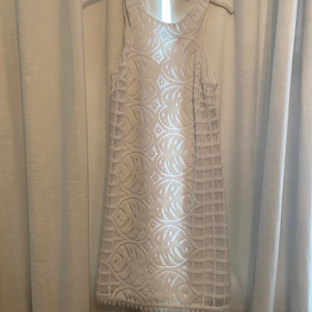Classic white lace lilly Pulitzer dress